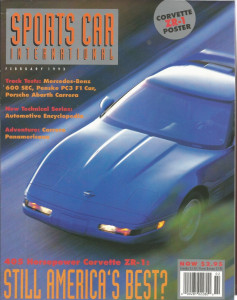 SPORTS CAR INTERNATIONAL 1993 FEB - ZR-1, PORSCHE ABARTH CARRERA, PETTY, PC3